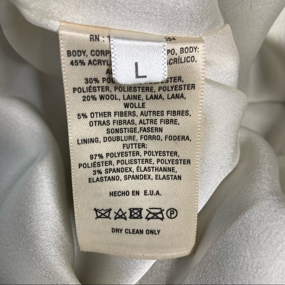 Anthropologie Paper Crown Gray Checkered Wool Blend Sleeveless Dress - Picture 4 of 10